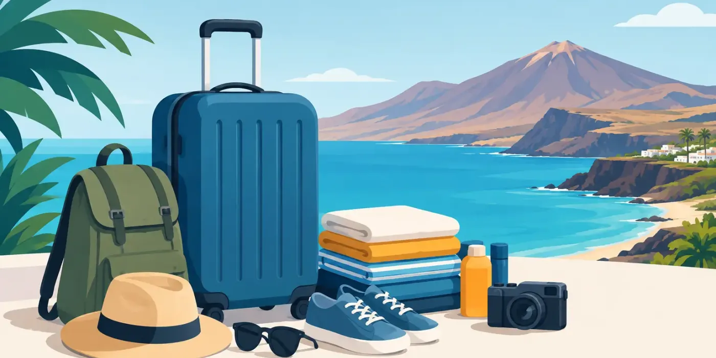 Qué equipaje llevar a Tenerife según tu viaje