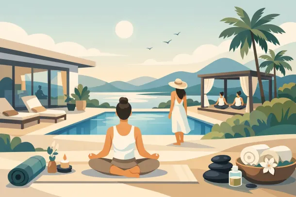 Cómo preparar un retiro wellness en una villa